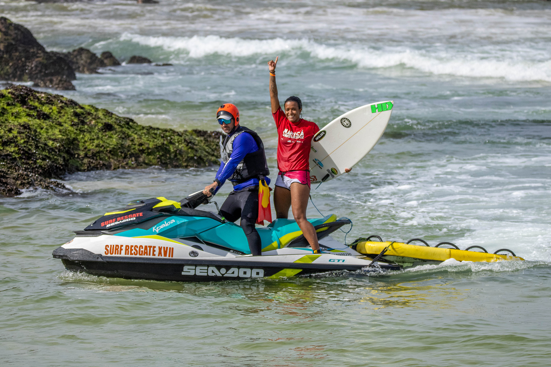 Julia Santos, Maricá Surf Pro AM 2022. Foto: Gleyson Silva.