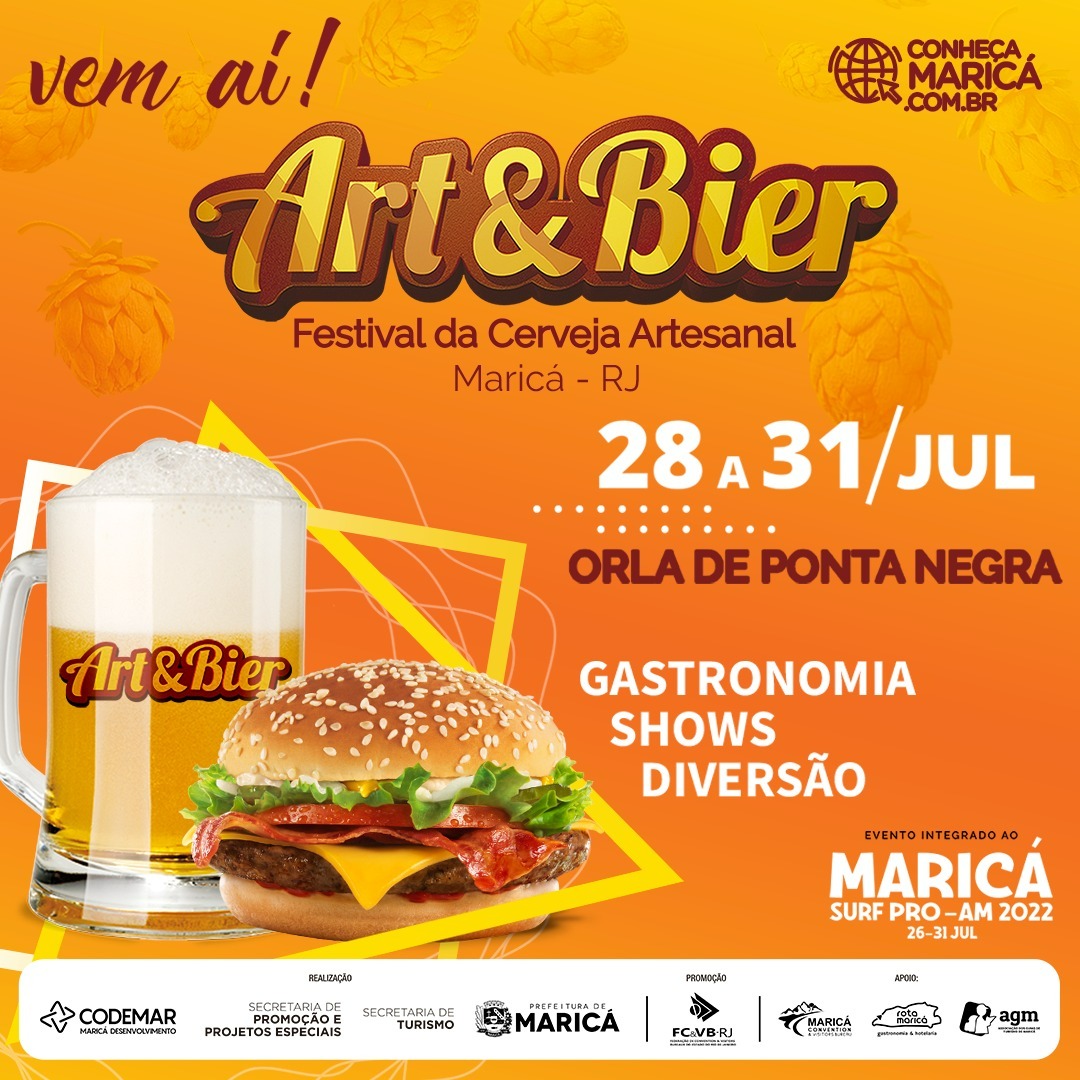 ART&BIER - Festival da Cerveja Artesanal - Maricá Surf Pro AM 2022.