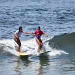 Jasmim Avelino e Chloé Calmon, Recreio Surf Classic 2023. Foto: Nelson Veiga.