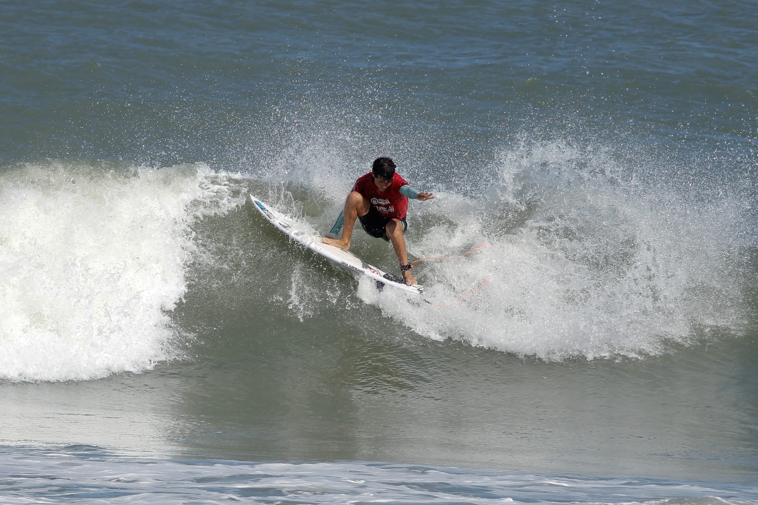 Rickson Falcão, Saquarema Surf Pro AM 2023. Foto: Luciano Santos Paula.